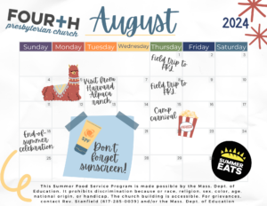 August calendar